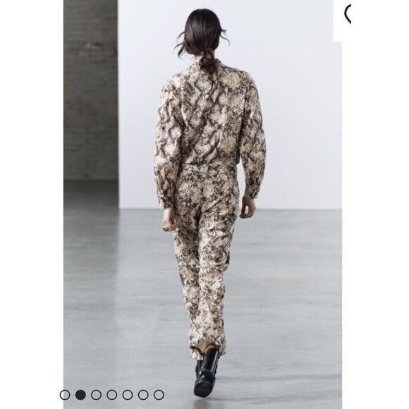 BNWT ZARA WOMENS COLLECTION ANIMAL PRINT SHIRT Size  S - Picture 6 of 10